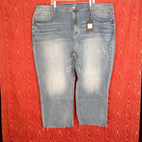 SERRA RETREAT Stretch Ankle Blue Denim Jeans Women's Size 28W NWT - Picture 2 of 11